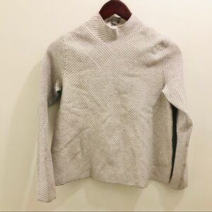 COS Striped Sweatshirt Gray XS Long Sleeve